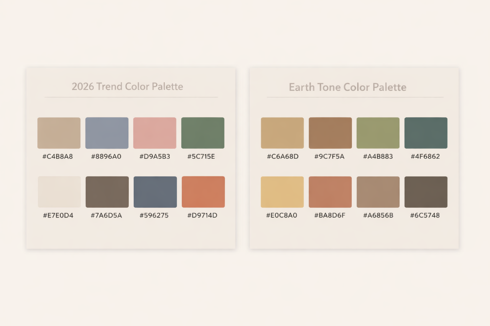 내가 예상한 2026년 모던 컬러 조합