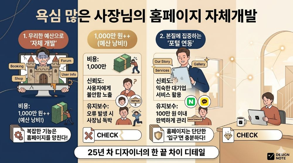 디자이너가 추천하는 소상공인 홈페이지 필승 전략 비교