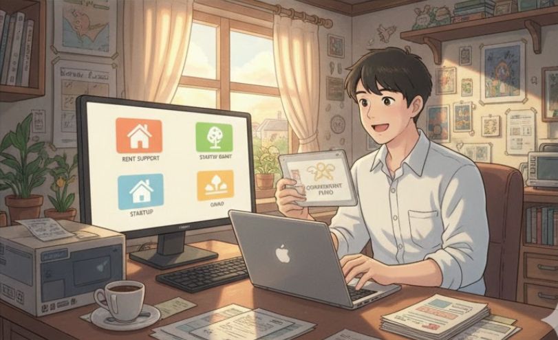 정부 정책 서류를 검토하는 따뜻한 분위기