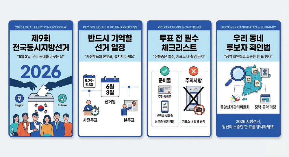 2026 6.3 지방선거 카드뉴스 이미지